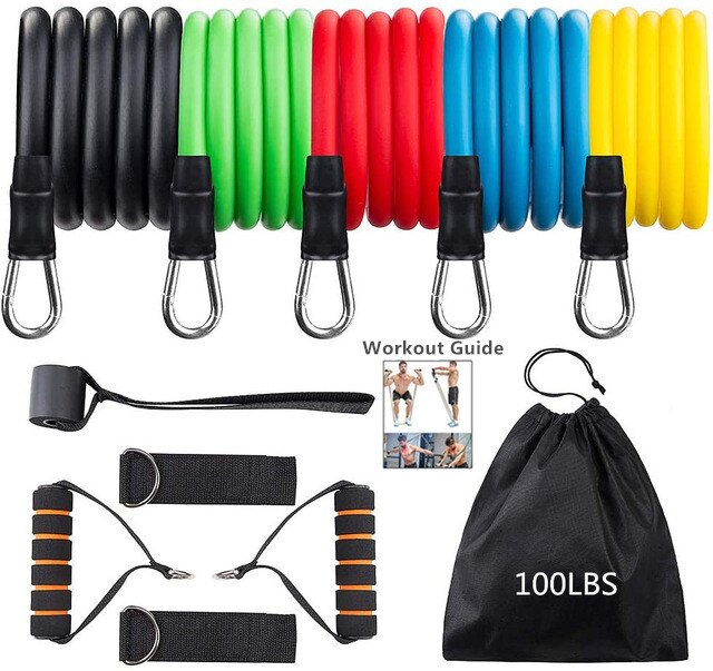 Exercise Resistance Bands with Travel Pouch