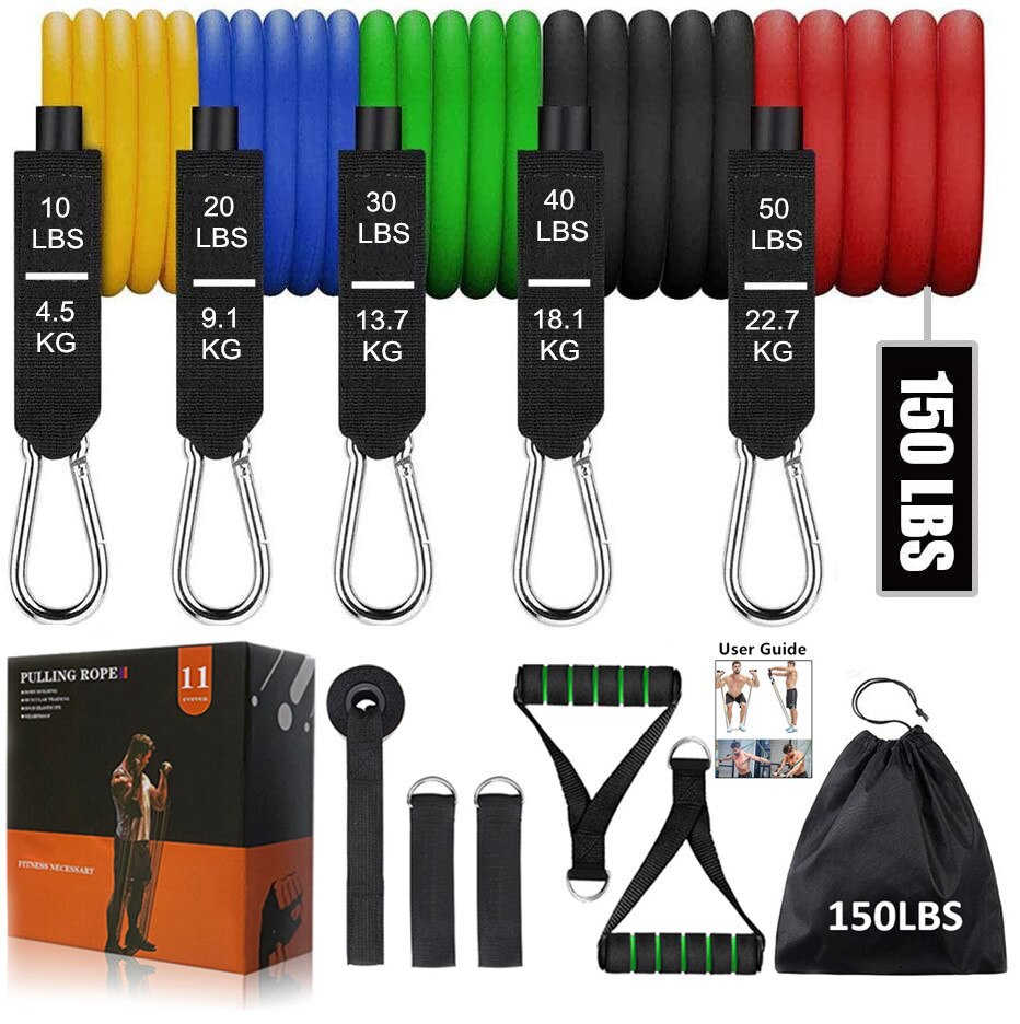 Exercise Resistance Bands with Travel Pouch